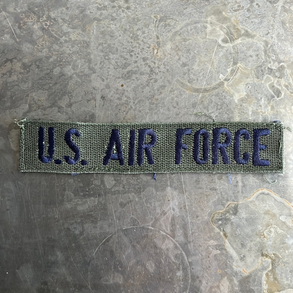 U.S. AIR FORCE embroidered tape patch - vintage